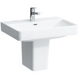 Laufen H8109640001041 Pro S 65 x 46,5 cm pravokotni stenski keramični umivalnik z odprtino za armaturo | Shoptok.si