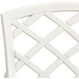  3-dijelni bistro set od lijevanog aluminija bijeli | shoptok.hr