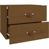  Zidni noćni ormarić Smeđa boja meda 50x36x40 cm | shoptok.hr