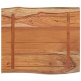 Stolna ploča 70x60x2 5 cm pravokutna bagremovo drvo živi rub | shoptok.hr