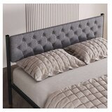 Hanah home krevet u francuskom stilu, 140x88x190 cm, siva | Eponuda.ba