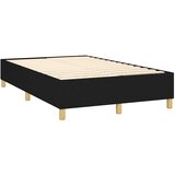 Krevet s oprugama i madracem crni 120 x 200cm od tkanine | shoptok.hr