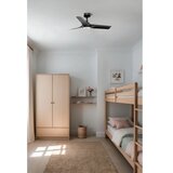 Faro 33825WT1S - LED prigušiva ventilator HEY S 10W/230V CCT prečnik 90 cm crna WT + daljinski upravljač | Eponuda.com