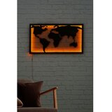 WALLXPERT zidna LED dekoracija World Map 2 Yellow | ePonuda.com