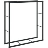  Stalak za drva crni 110x30x116 cm čelik | shoptok.hr