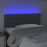 vidaXL LED uzglavlje tamnosivo 80 x 5 x 78/88 cm od tkanine | shoptok.hr