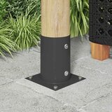  Okrugli sidrište u zemlji 4 pcs Antracit 15 x 15 x 15 cm Metal Cijene
