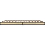  Okvir za krevet boja hrasta 120x190cm konstruirano drvo i metal | shoptok.hr
