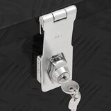  Kutija za pohranu crna 60 x 23,5 x 23 cm aluminijska | shoptok.hr