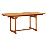  Vrtni blagovaonski stol (120-170) x 80 x 75 cm od drva bagrema Cijene