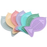 INF Silikonska podloga za lizanje za hišne živali v obliki ribe - Počasni podajalnik s priseski Purple, (5000125098) | Shoptok.si