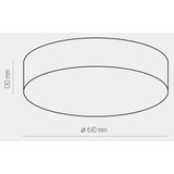  plafonsko svetlo rondo 4xE27/15W/230V, prečnika 61 cm, bež | Eponuda.com