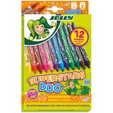  Flomasterji Jolly superstars duo 12 kos v kartonski škatli | Shoptok.si
