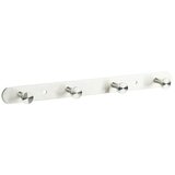 WALTECO Letev za obešanje (Do x V: 300 x 25 mm, Število kaveljčkov: 4 kos, Nerjavno jeklo) | Shoptok.si