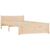  Posteljni okvir iz trdnega lesa 90x200 cm, (20644764) | Shoptok.si