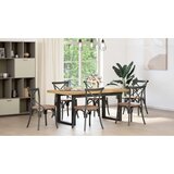  Blagovaonski stol "NOAIN" noge U-oblika 180x90x75 cm | shoptok.hr