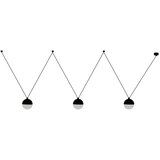 SULION Črna viseča svetilka Eclipse, višina 100 cm | Shoptok.si