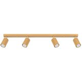 Nice Lamps Stropna svjetiljka u zlatnoj boji 6,5x81 cm Gleam – Cijene