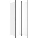 Sobna pregrada s 3 panela bijela 150 x 220 cm od tkanine | Eponuda.ba