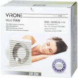 VIRONE Aspirator ugradbeni za ventilaciju sa timer-om, 125 mm, BF-125/TS | Eponuda.ba