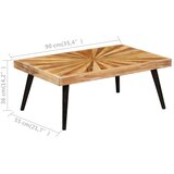  Stolić za kavu od masivnog drva manga 90 x 55 x 36 cm | shoptok.hr