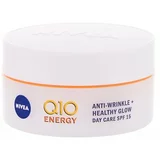 Nivea Q10 Energy Anti-Wrinkle + Healthy Glow SPF15 krema za vidno zmanjševanje gubic na obrazu 50 ml za ženske