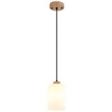 Globo 15977H - Luster na sajli ROWENA 1xE27/60W/230V bež/bela | Eponuda.com