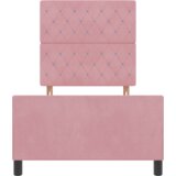  Postelja Roza 90x190 cm Žamet, (22049258) | Shoptok.si