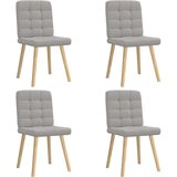  Jedilni stoli 4 kosi Cloud Grey Fabric, (21822393) Cene