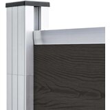 PANEL za ogradu WPC 175 x 186 cm crni | Eponuda.com