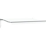 vidaXL Automatska uvlačna tenda bijela 500x300 cm | shoptok.hr