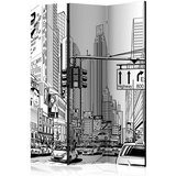  Paravan u 3 dijela - Street in New York city [Room Dividers] 135x172 Cijene