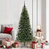 vidaXL Umestno božično drevo med 300 LED Zelena 180 cm PE in PVC | Shoptok.si