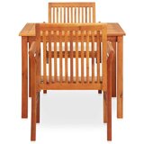  3-dijelni vrtni blagovaonski set s jastucima bagremovo drvo | shoptok.hr