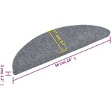 vidaXL samoljepljivi otirači za stepenice 10 kom svjetlosivi 56x17x3cm | shoptok.hr