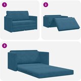  Krevet na razvlačenje Plava 124 x 71 x 78 cm Baršun | shoptok.hr