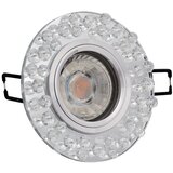 Mitea Lighting M206079 ugradna svetiljka transparentna+kristali okrugla | ePonuda.com