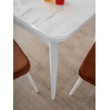 Hanah home Crea - 2942 White Extendable Dining Table | ePonuda.com