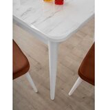 Hanah home Trpezarijski sto Crea - 2942, 130x75x80 cm, Bijeli | Eponuda.ba