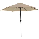 Aluminijski suncobran, 270 cm, bež