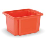 Kis Oranžna plastična škatla za shranjevanje 42x35x23 cm H-Box S – u