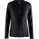 Craft zenska majica z dolgimi rokavi adv essence ls black | Shoptok.si