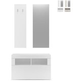 LC Mobili Set za hodnik s stojalom, ogledalom in omarico BASIC 409015-1 | Shoptok.si