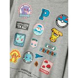 name it Sweater majica 'NKMJIMM POKEMON' azur / narančasto žuta / siva / crna | shoptok.hr
