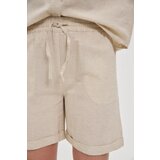 Marisse Beige Linen Shorts | Shoptok.si