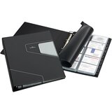 Durable registrator za vizitke z obročem VISIFIX PRO, širok, črn, (21652169) | Shoptok.si