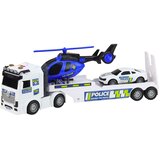  Policijski set vozil za igro z avtom in helikopterjem - bela/modra | Shoptok.si