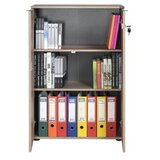 Hanah home polica za knjige RKT-332-TT-1 light walnut bookshelf | Eponuda.com