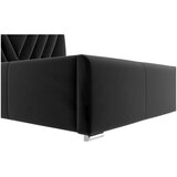 Boxxx OBLAZINJENA POSTELJA 140 cm x 200 cm , tekstil črna | Shoptok.si