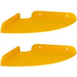  Lebdeća polica s policom s pohranom 2 pcs Žuta 18 x 18 x 2 cm | shoptok.hr